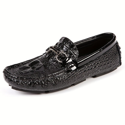Versatile Low-Top Business Slip-On Shoes with Rubber Sole