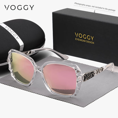 VOGGY Oversized Polarized UV400 Sunglasses for Men and Women