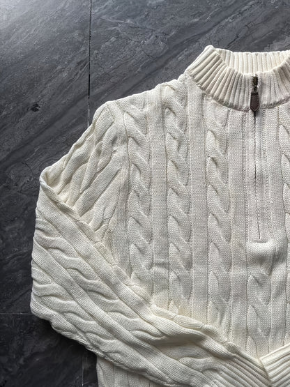 Men'S Casual Knit Sweater with a Half-Zip And Stand Collar, Perfect for a Relaxed Autumn And Winter Style