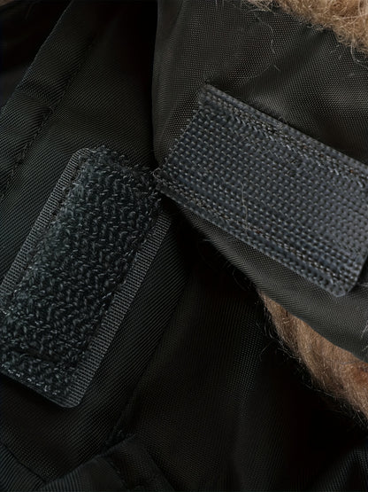 Տղամարդու ձմեռային վերարկու - նոր տաք, գլխարկով բաճկոն՝ ոսկեգույն նախշերով, ազատ չափսի, ցուրտ եղանակի համար նախատեսված ամենօրյա վերնազգեստ, լվացքի մեքենայով լվացվող, հաստ, հարմարավետ փափուկ աստառով