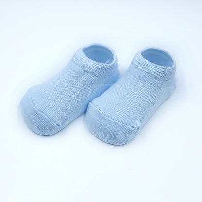 5 Pairs of Heart-Patterned Non-Slip Socks for Baby Boys And Girls, Perfect for Infants Learning to Walk, Comfortable And Breathable Cute Short Boat Socks, Suitable for Babies, a Great Valentine'S Day Gift.