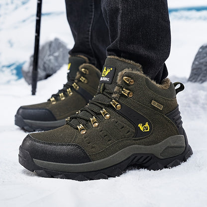 Winter Plus Velvet Warm Outdoor Hiking Shoes Men And Women Casual Sports Shoes Couples Large Size Shoes