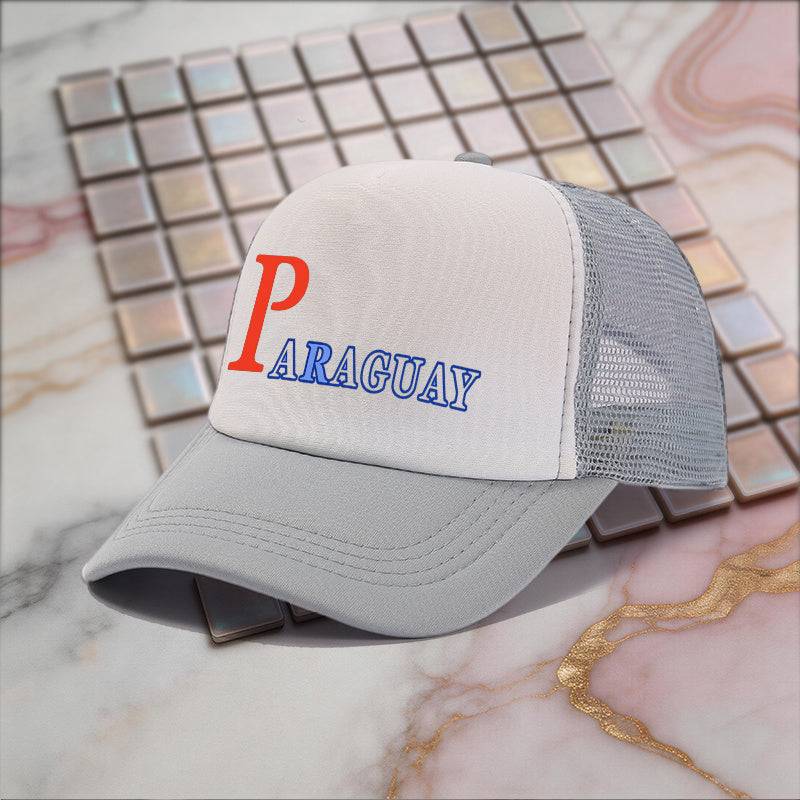 Unisex Lightweight Casual Paraguayan Map Print Hat
