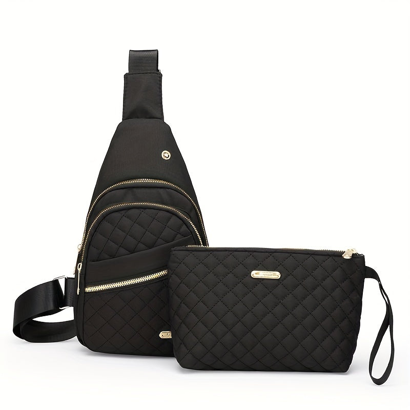 Women's Chest Bag, Large Capacity Crossbody Bag - Ayq