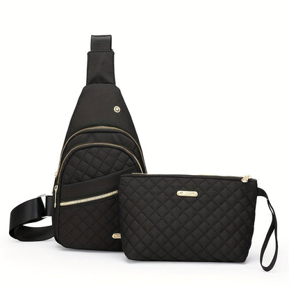 Women's Chest Bag, Large Capacity Crossbody Bag - Ayq