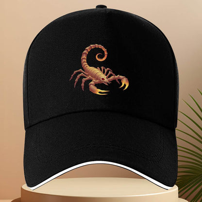 Unisex Scorpion Print Baseball Cap for Outdoor Sports
