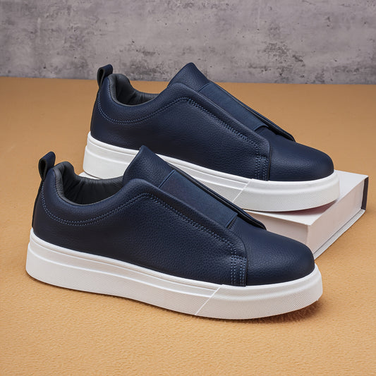 Men's Skate Sneakers with Durable PU Upper & Strong Grip Sole