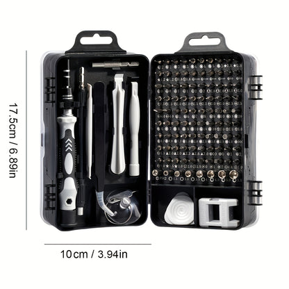 292.1cm 2.54 | 81.28cm 1 Precision Screwdriver Set | Magnetic Bits | Anti-Slip Ergonomic Handle | Suitable for Phones, Computers, Watches