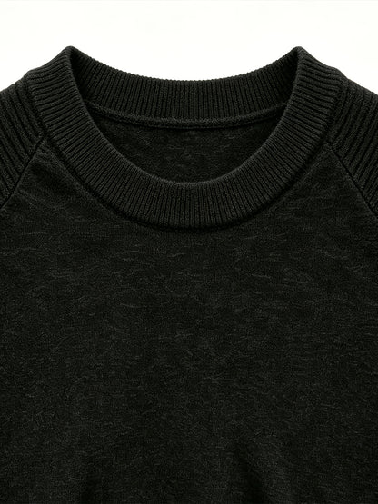 Men's Casual Lightweight Knit Short Sleeve Crew Neck Sweater