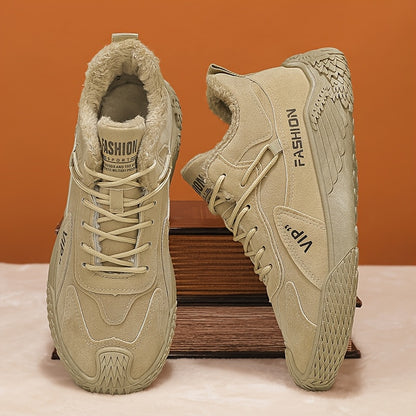 Զեղչված ձմեռային կոշիկներ, որոնք տաք են, հարմարավետ և պատված են բրդյա կտորով K2373-1