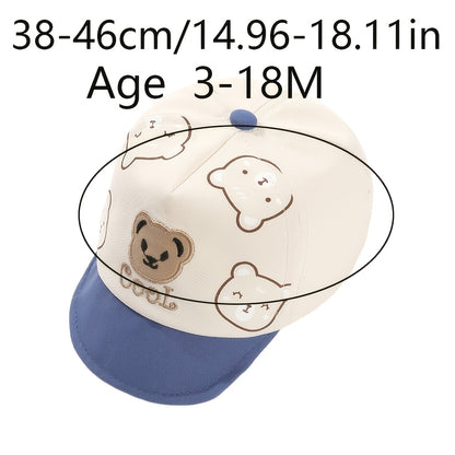 Toddler Sun Hat with Soft Brim, Lightweight Outdoor Cap 3-24 Months