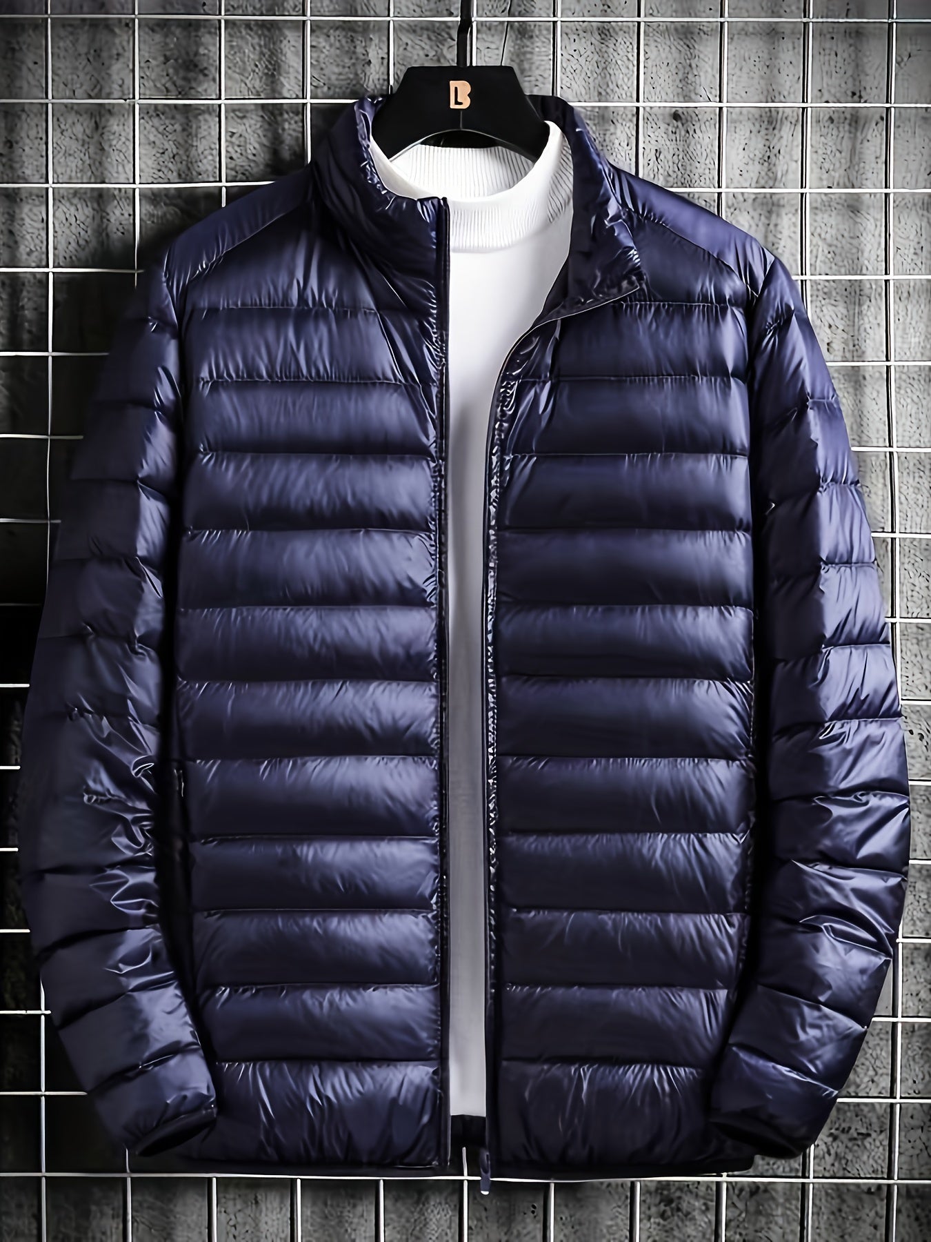 Spring, Autumn, And Winter Styles with a Stand Collar And Zipper Closure, Versatile Casual Lightweight Jacket for Men - ayq