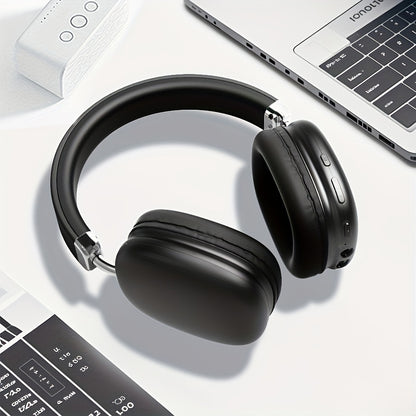 Upgraded Wireless Headphones, Good Sound Quality Wireless Headphones, Lightweight Foldable Earbuds with Built-in Microphone, Compatible with 3.5mm / 0.14in Audio Cable, Suitable for Travel/Work/Laptop/PC/Mobile Phone Stereo,