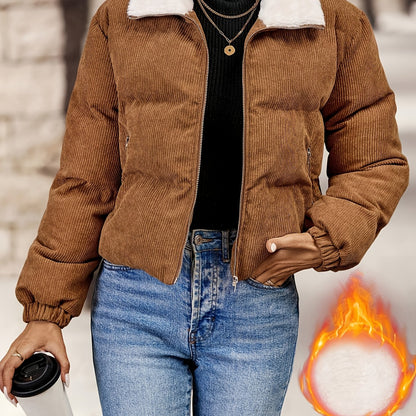 Կանացի աշնանային և ձմեռային վերարկու - նորաձև տաք բաճկոն