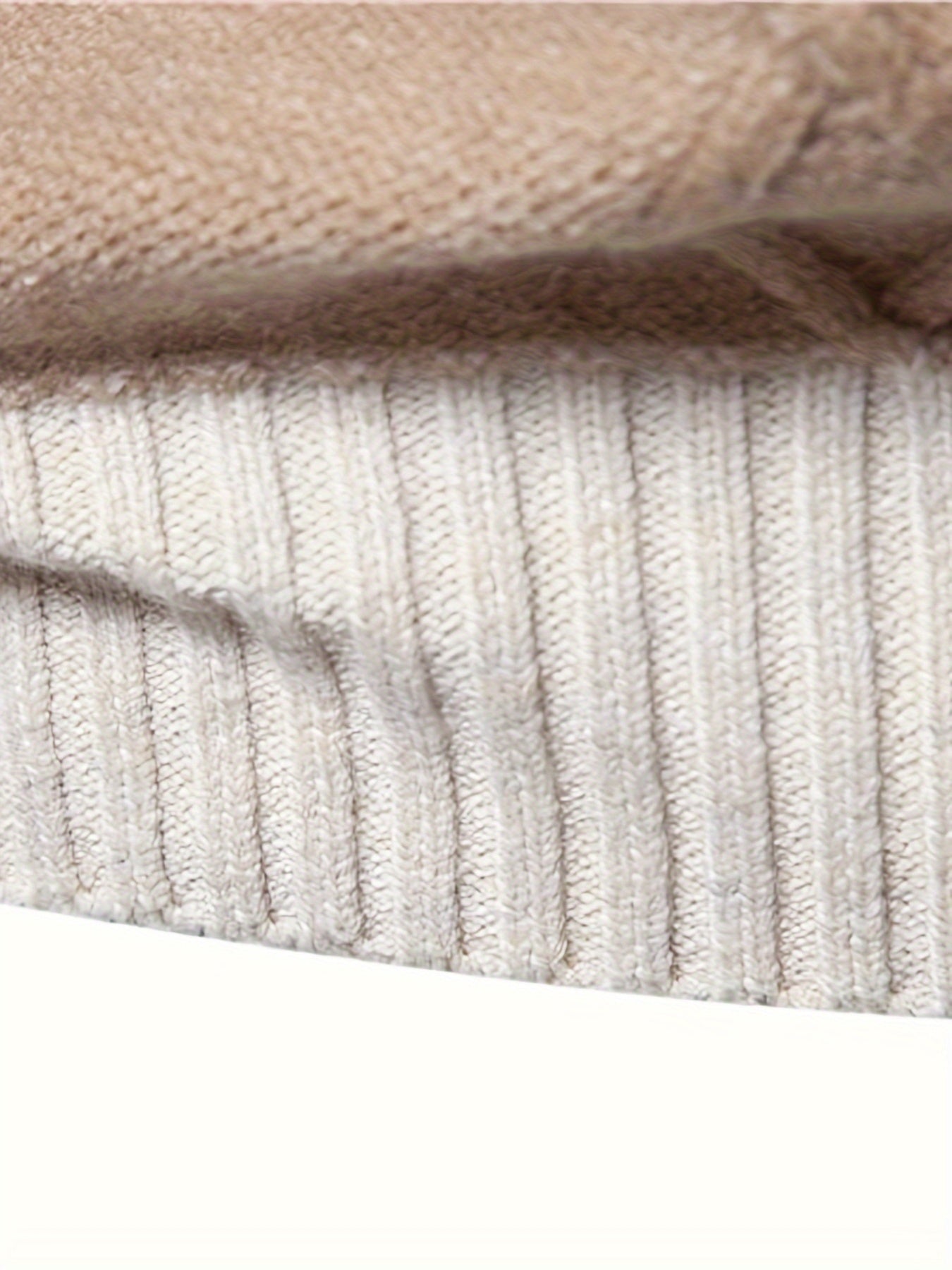 Տղամարդկանց գունագեղ ժակարդե սվիտեր կլոր վզով աշնանային և ձմեռային համար