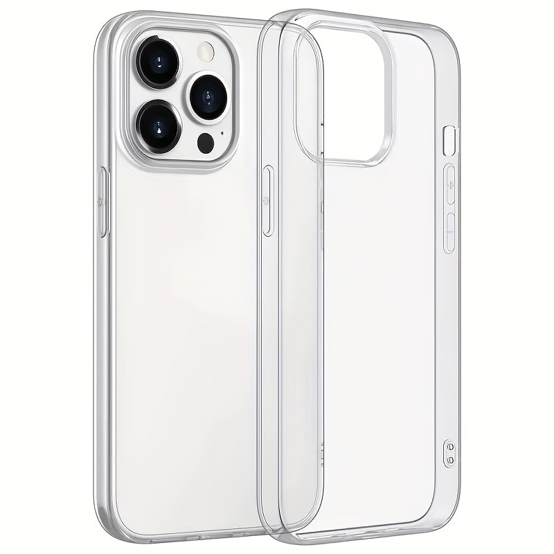 Clear Shockproof TPU Case for iPhone 18, 17, 16 Series