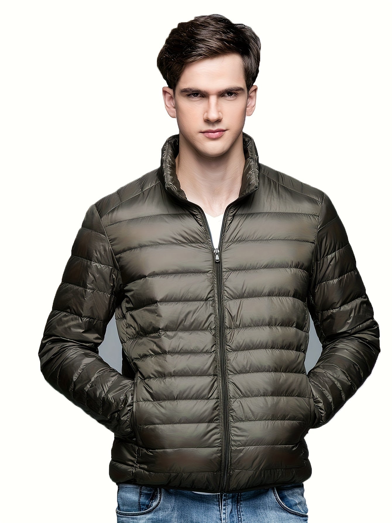 Men's Lightweight Jacket, Fashionable and Warm for Autumn and Winter, Perfect for Casual Outings