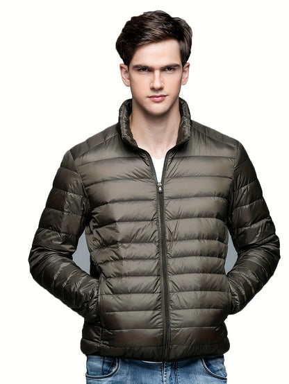 Men's Lightweight Jacket, Fashionable and Warm for Autumn and Winter, Perfect for Casual Outings