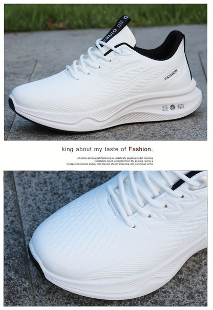 Men'S Shoes for Autumn And Winter, Versatile Work Shoes, Trendy And Fashionable, Non-Slip, Lightweight Sports Shoes for Students, Running Shoes for Boys - ayq