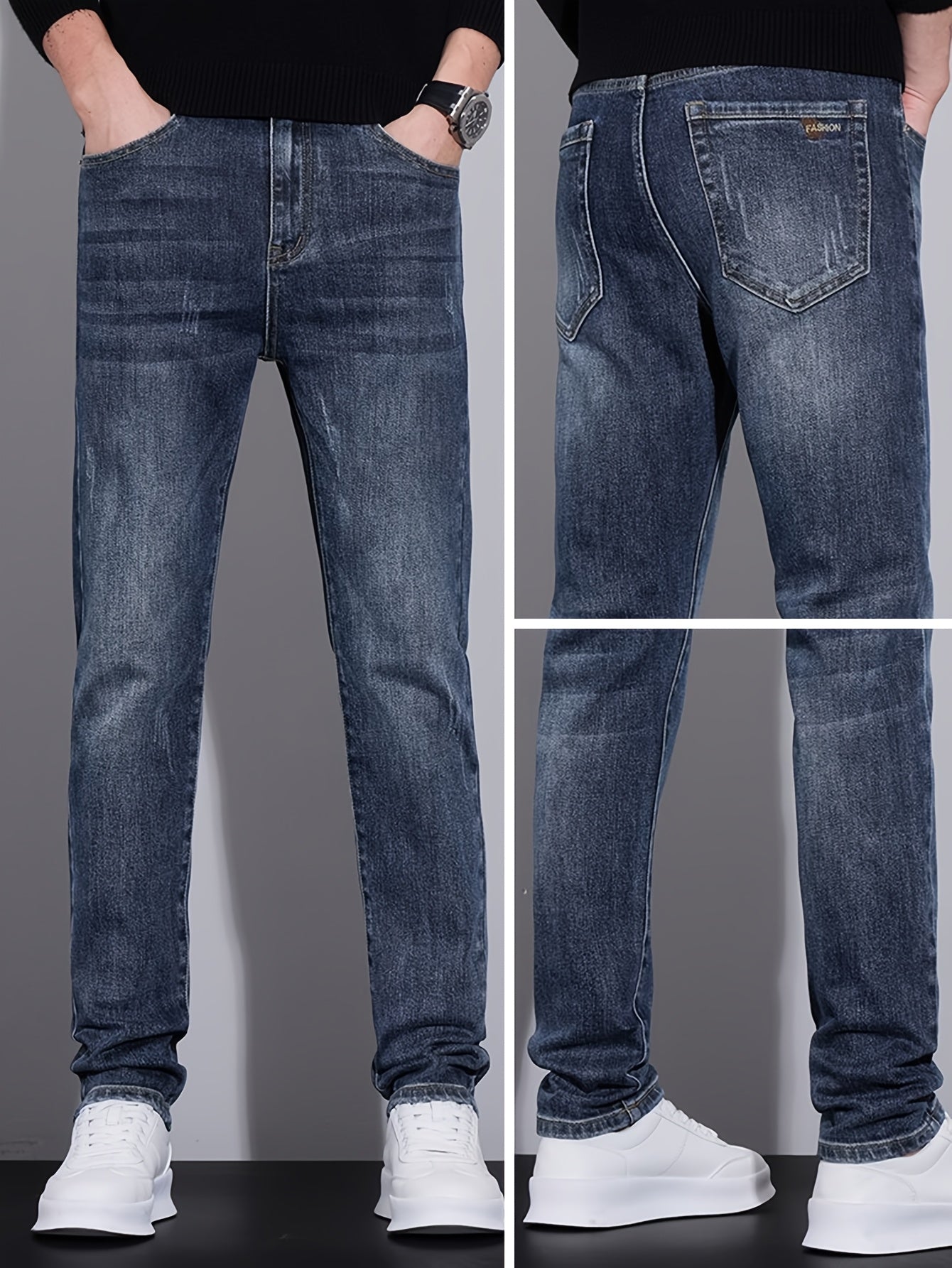 Teen Y2K Style Denim Harem Pants - Casual Long Cotton Jeans