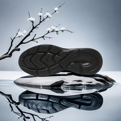 New Winter Sports Casual Men's Shoes with Fluffy Insulation for Snowy Fields