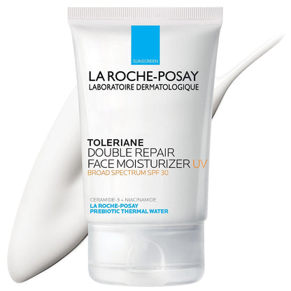 La Roche-Posay Toleriane Double Repair Face Moisturizer, Daily Moisturizer Face Cream with Ceramide and Niacinamide for All Skin Types, Oil Free, Fragrance Free