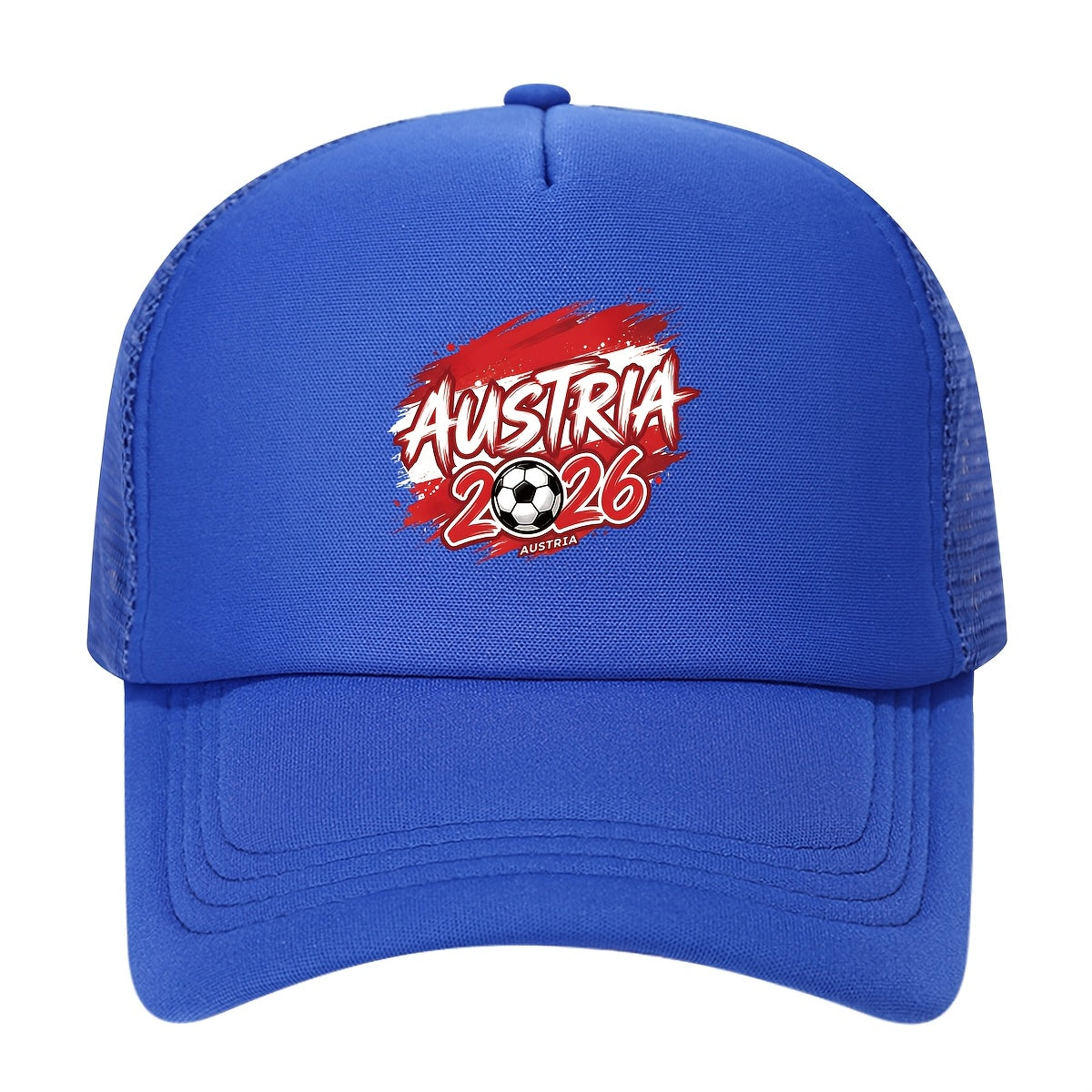 Austria 2026 Soccer Trucker Hat - Breathable Polyester Cap