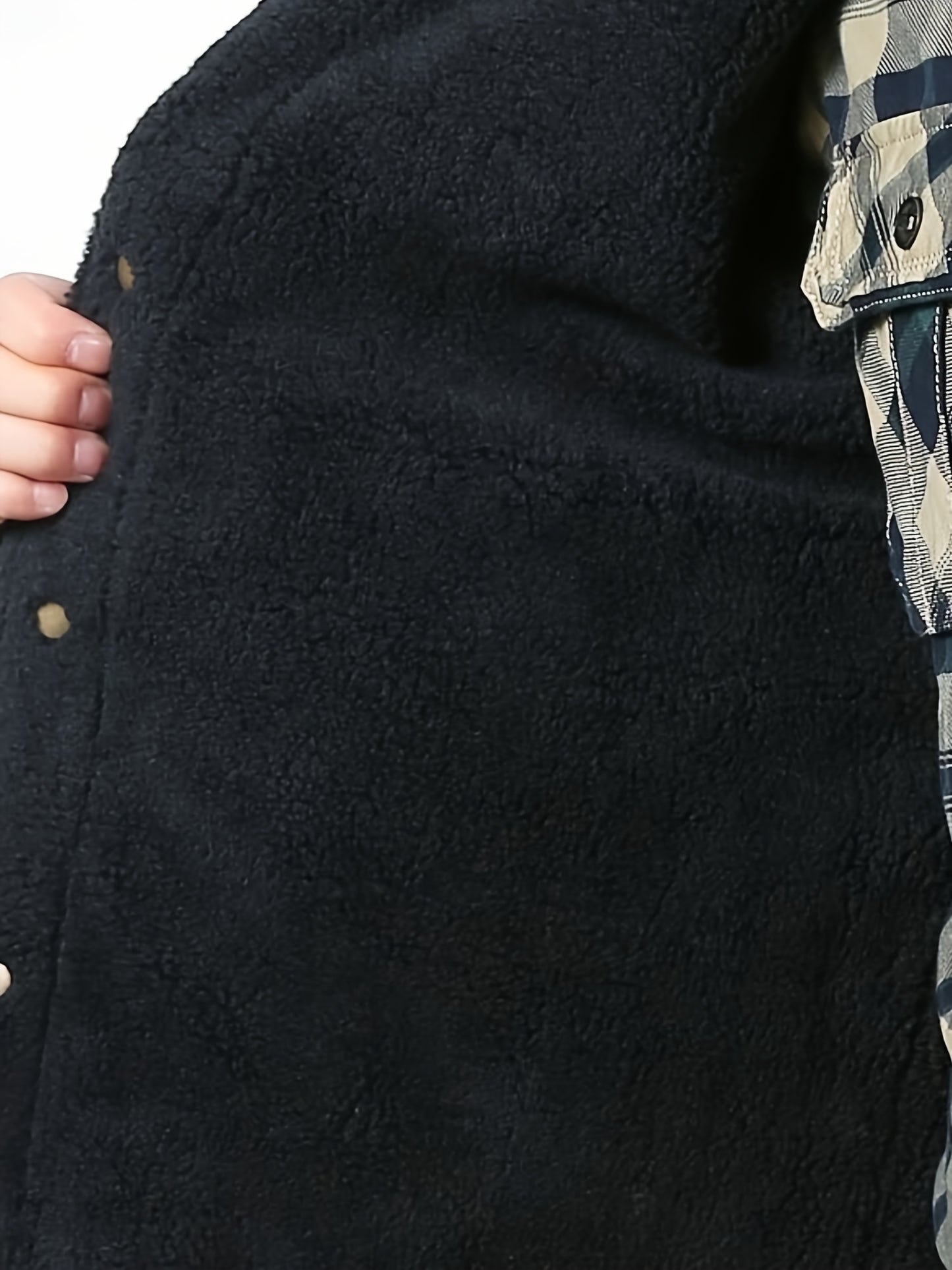 Տղամարդկանց բարձրակարգ, նորաձև, առօրյա, բազմակողմանի, բրդյա ծածկույթով, հաստ, քամուց պաշտպանող, տաք, գլխարկով ձմեռային բաճկոն