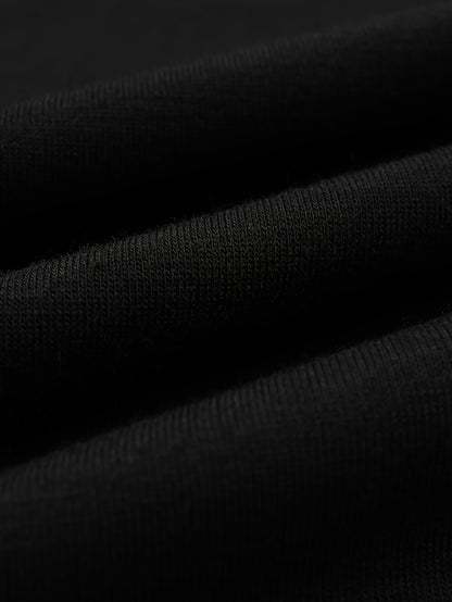Men's Moon Print T-Shirt, Crew Neck, Summer Wear, Adult Knitted Fabric, Regular Fit