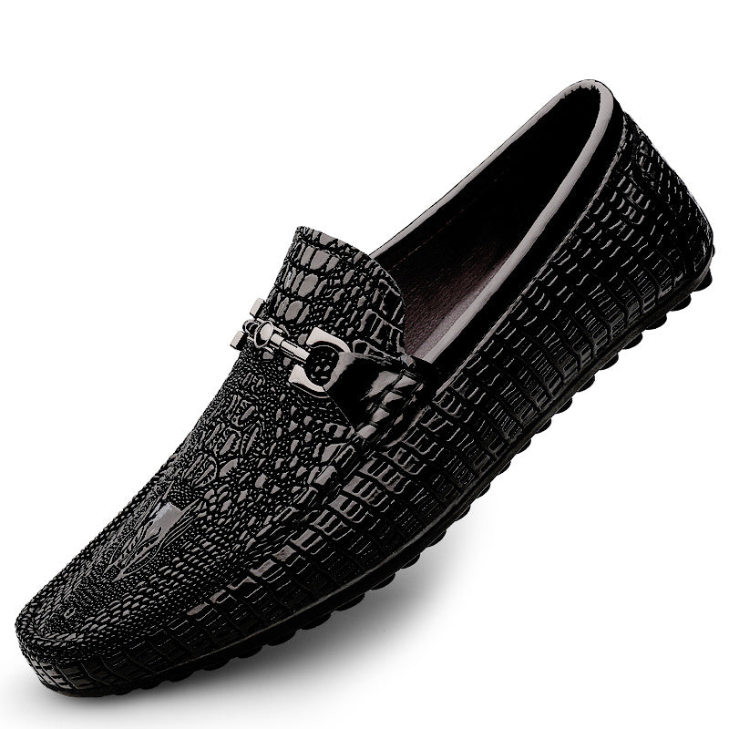 Men's Casual Slip-On Loafers Soft PU Driving Shoes