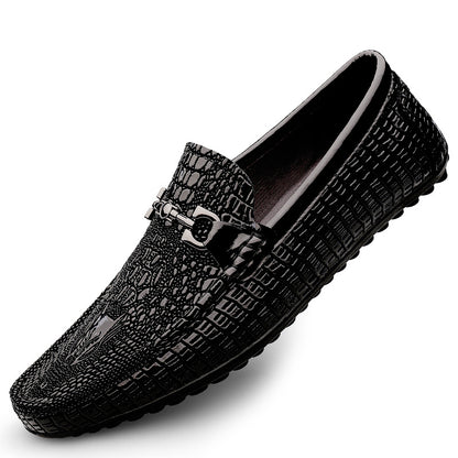 Men's Casual Slip-On Loafers Soft PU Driving Shoes