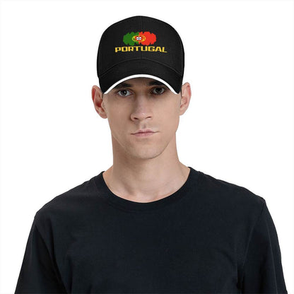 PORTUGAL Flag Sports Cap for Fitness and Running