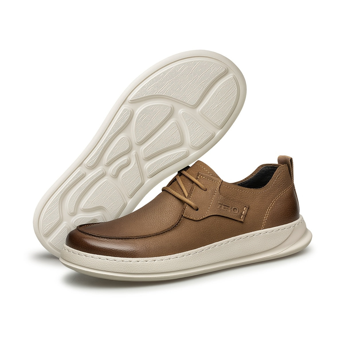 Men's Casual Leather Loafers Soft Sole Breathable Shoes