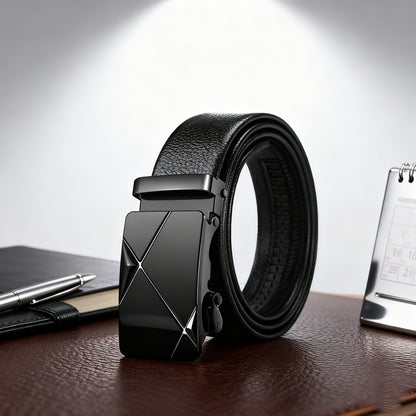 2pcs Men's Business Wallet and Belt Set, Essential Business Accessories for Men to Enhance Style in Workplace and Daily Life, Unmissable Business Outfit for Men (No Box)