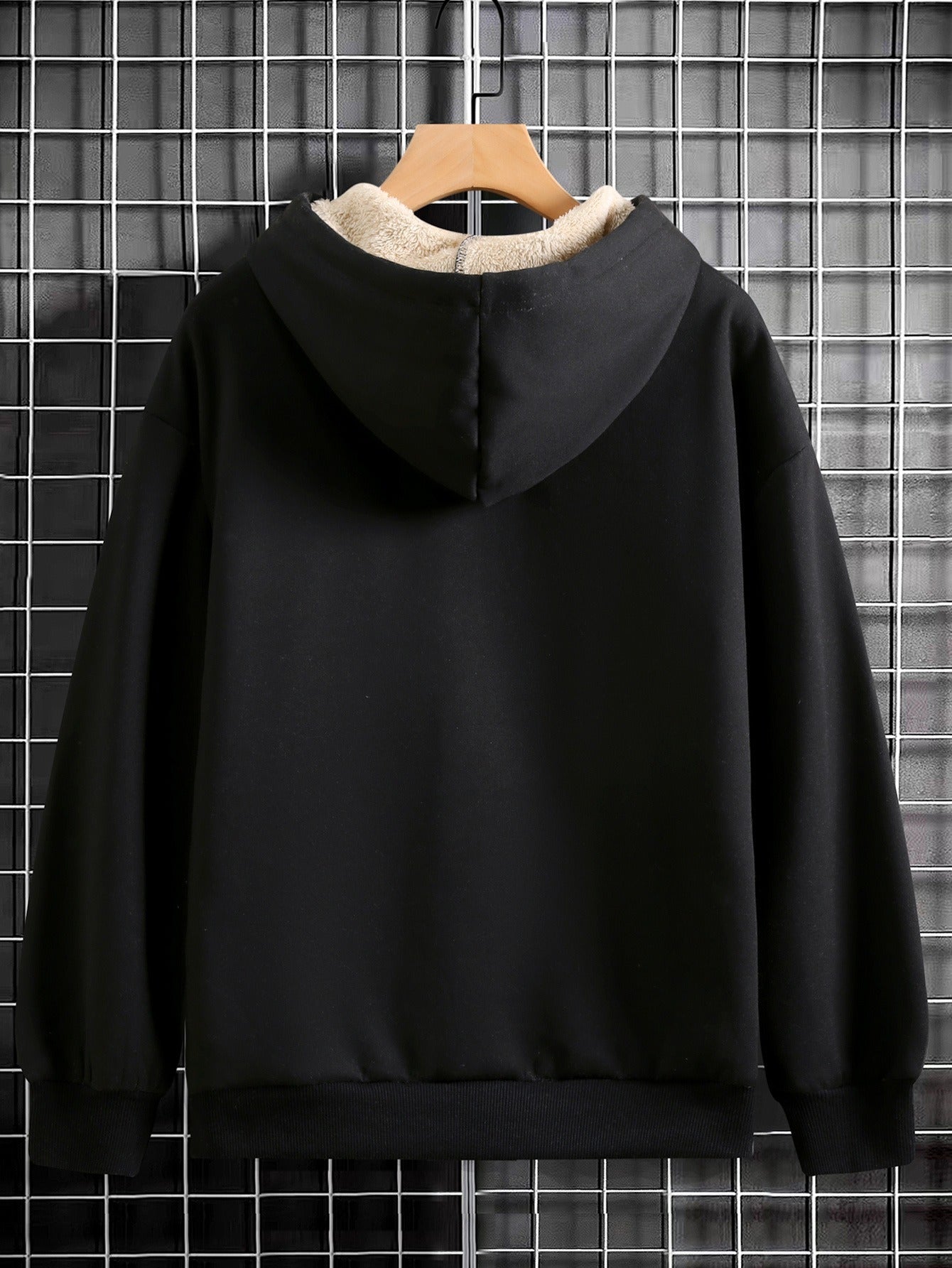 Women'S Plush Fleece-Lined Hooded Sweatshirt with Bear Print & Zipper Closure - Cozy Winter Warmth, / Color Block Design, Soft Fleece Fabric, Casual Pullover for Fall & Winter, Autumn Winter Apparel | Hooded Sweatshirt | Zipp