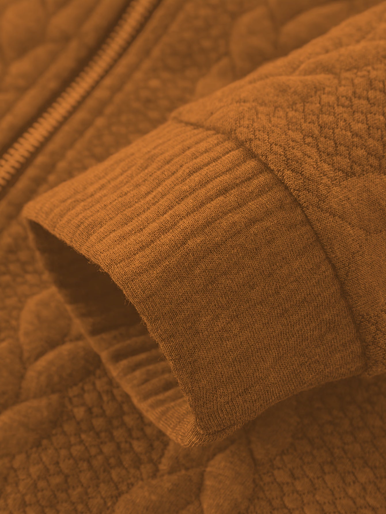 Men'S Light Blue Quilted Zip-Up Jacket - Casual Fall/Winter Outerwear with Stand Collar, Long Sleeves, and Front Pockets, Perfect for Casual Attire, Autumn Winter Apparel | Quilted Texture Jacket | Zippered Jacket