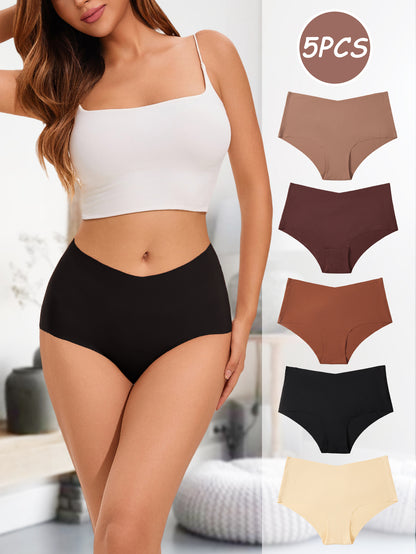 Women’s High Waist Seamless Breathable Underwear S-XXL