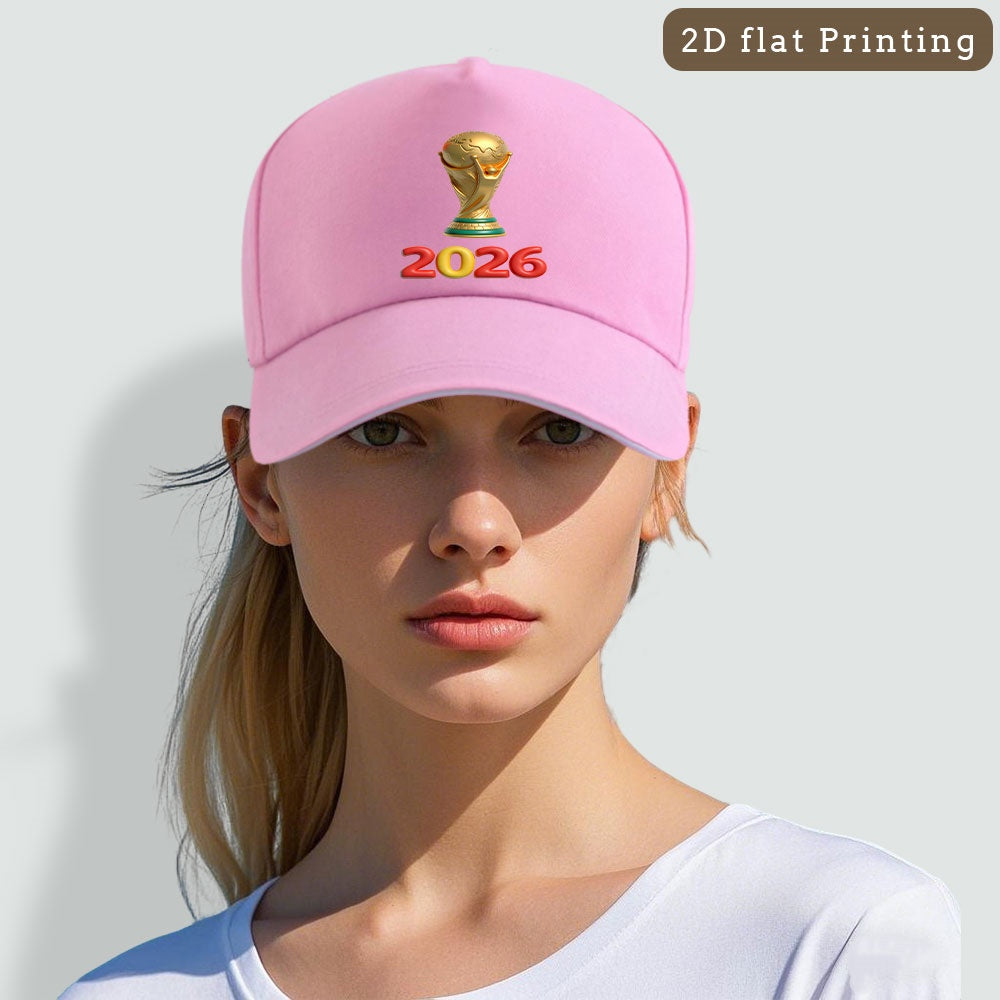 Adjustable FIFA 2026 World Cup Baseball Cap - Lightweight Polyester