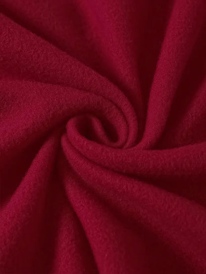 Women'S Christmas Letter Print Crew Neck Pullover Sweatshirt - Elegant Casual Long Sleeve Fleece-Lined Top with Festive Santa Hat & Star Design, All-Season Comfort for Holiday & Casual Attire, Christmas Sweatshirts, Seasonal