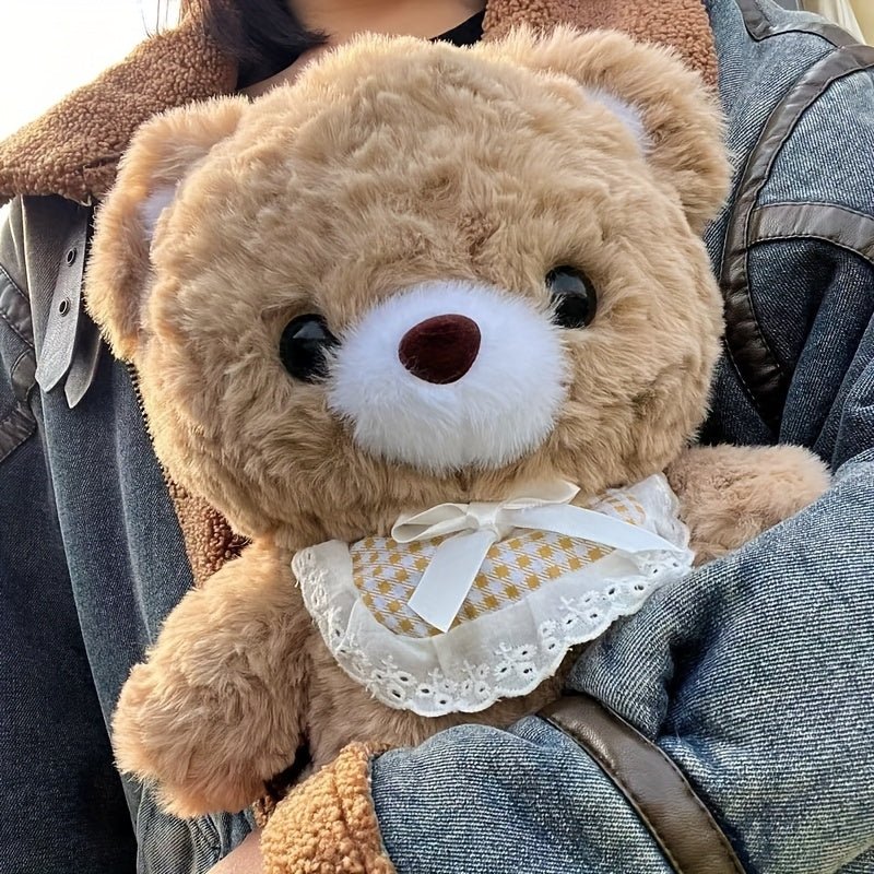 A Cute 33Cm/12.99In Plush Teddy Bear Toy, Fully Stuffed, Perfect As a Birthday Gift for Girls, a Companion Gift, a Christmas Present, Or Home Decoration