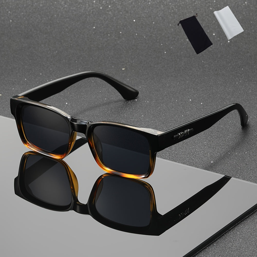 Vintage Square Men's Sunglasses UV400 Protection Unisex