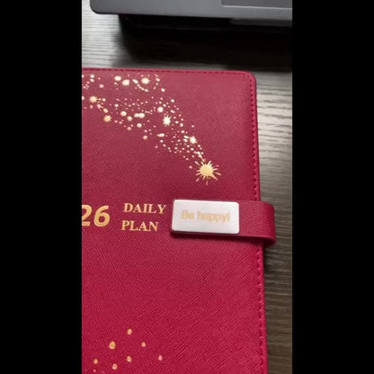 Custom 2026 Notebook Gift Box Set with Personalized Name Design, 365-Day Daily Planner, Premium Business Office Use, Birthday/Graduation/Teacher'S Day/Father'S Day Gift, Daily Planner Notebook