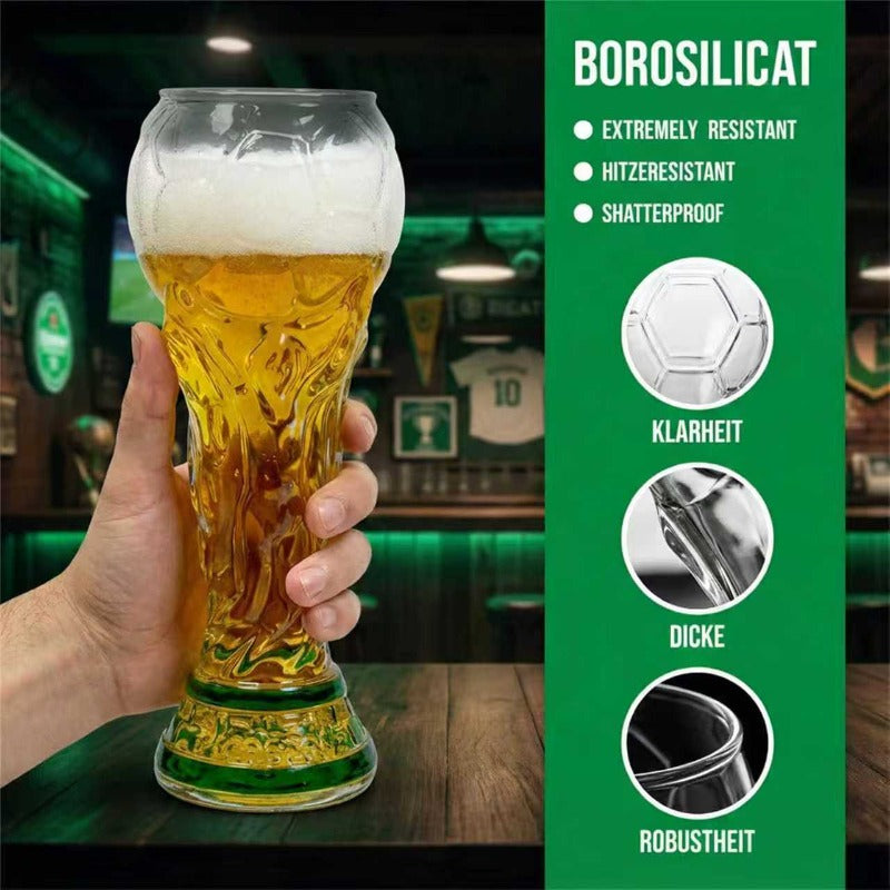 Trophy Style Shatterproof Beer Glass - Large Capacity Mug
