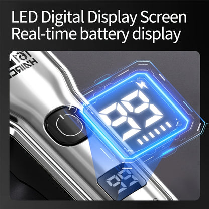 Electric Hair Clipper for Home Use, Electric Razor, Carving Trimmer, Bald Head Tool, Electric Shaver for Adults, Includes Four Combs, USB Rechargeable, Perfect Haircutting Tool