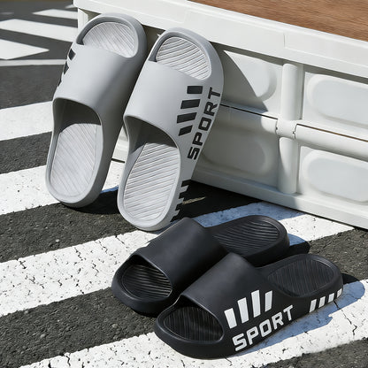 Men'S Casual Summer EVA Slippers | Non-Slip, Durable Sole, Comfortable Slide-On Design, Suitable for Outdoor, Indoor, and Bathroom Use, Unisex - ayq