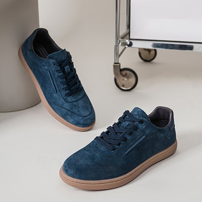 Men's Vintage-Style Casual Board Shoes with Rubber Sole
