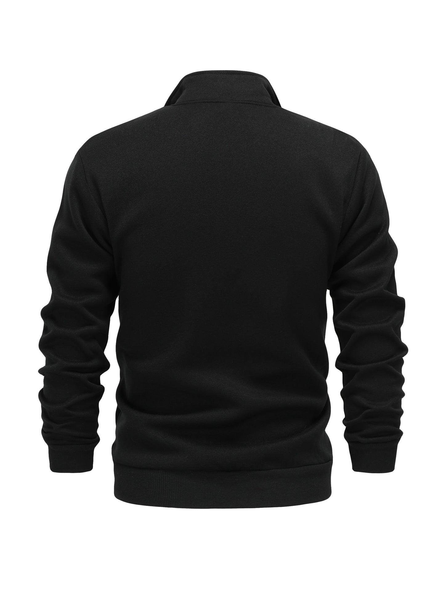 Men'S Red Fleece Zip-Up Hoodie - Cozy Fall & Winter Casual Jacket with Front Pockets, Long Sleeves, and Drawstring Hood, Hooded Sweatshirt, Autumn Outerwear, Durable Fabric