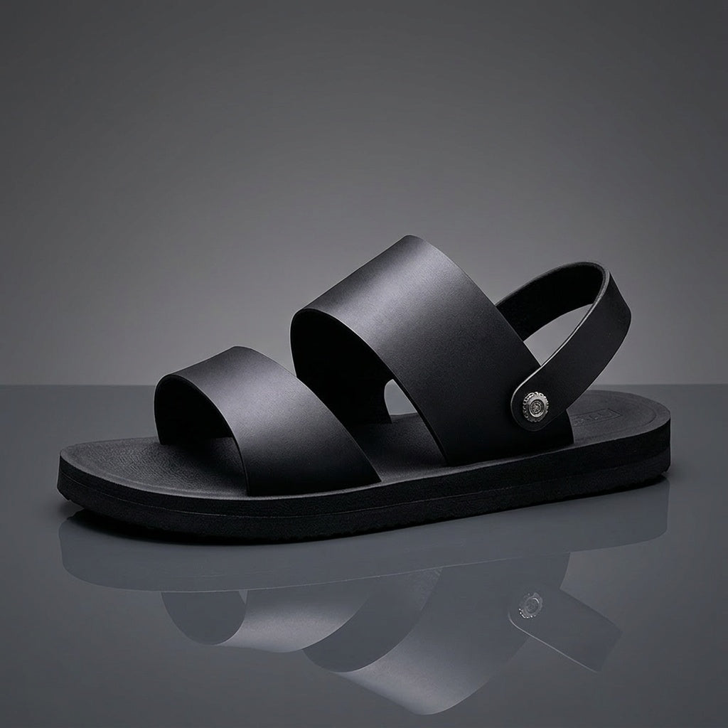 Men's Casual Double-Strap Sandals with Non-Slip Soft Sole