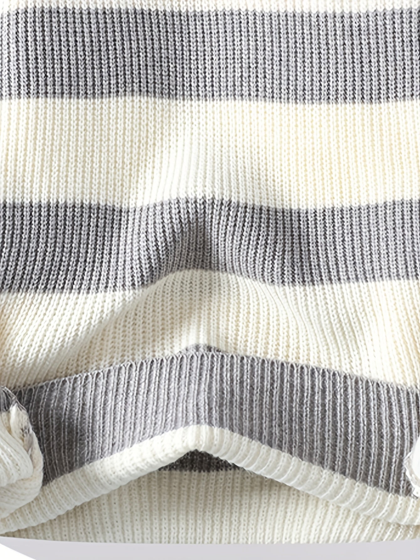 Տղամարդկանց 2025 թվականի աշուն/ձմեռ գծավոր երիտասարդական սվիտեր՝ գունային բլոկով, կլոր վզնոցով, ամենօրյա տաք տրիկոտաժով