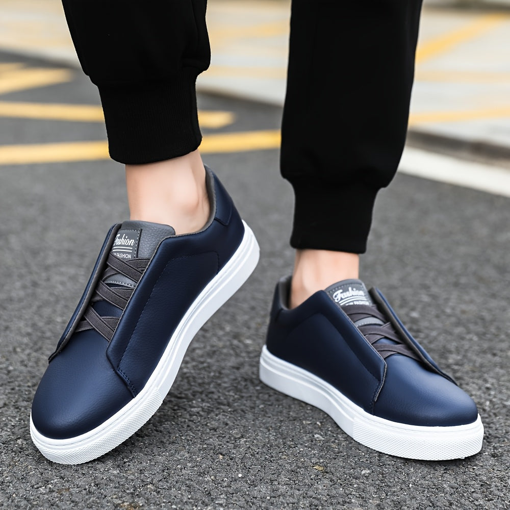 Men's Fashion Sneakers - Comfortable, Durable & Non-Slip with Thick Platform Sole for Casual Wear - ayq